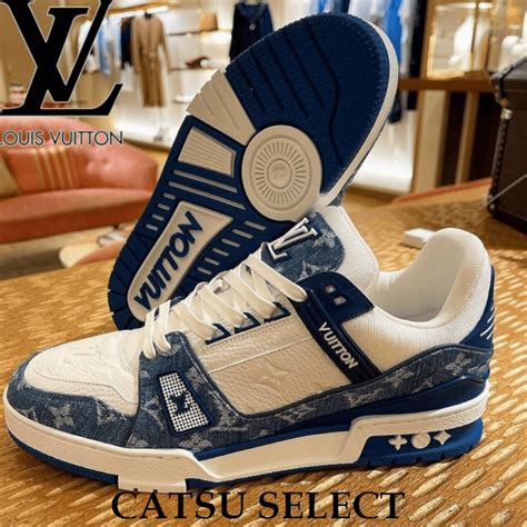 lv denim trainer|LV Trainer monogram.